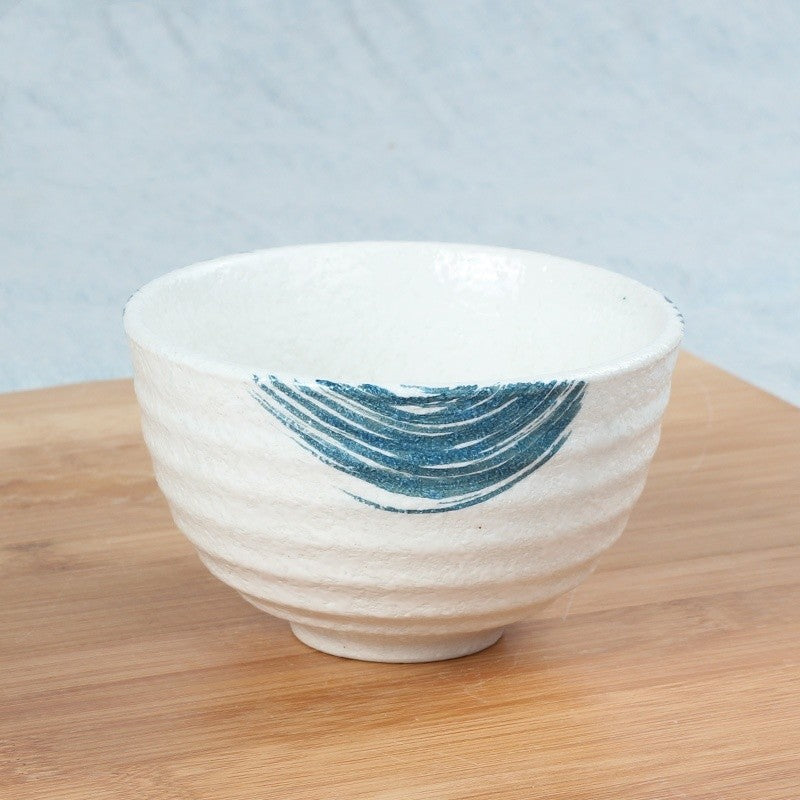 Aurora Ring Glaze Rice & Dessert Bowl