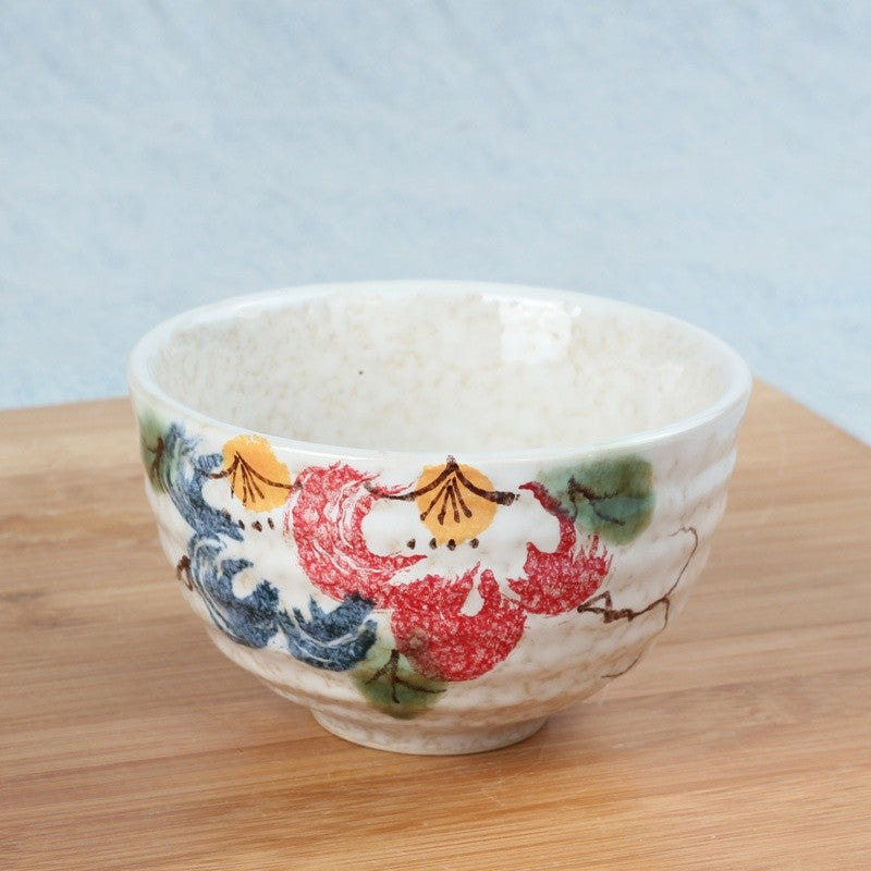 Aurora Ring Glaze Rice & Dessert Bowl