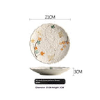 Autumn Lace Hand-Painted Plate