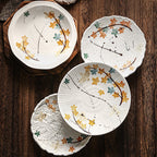Autumn Lace Hand-Painted Plate