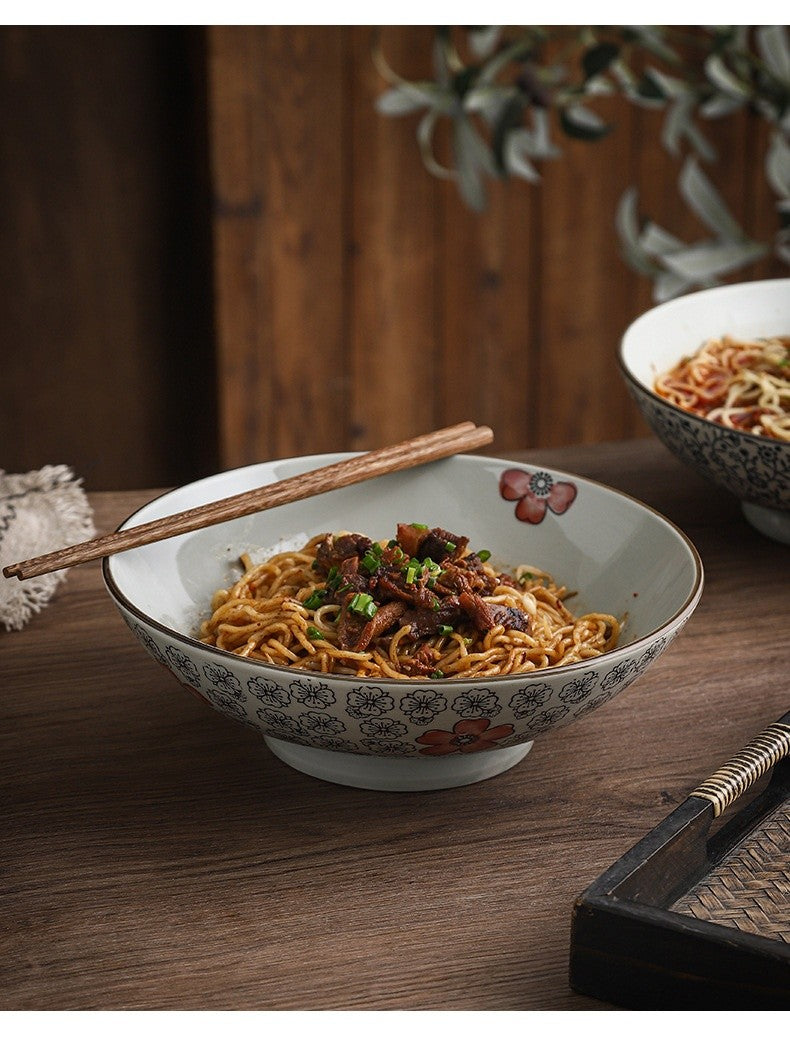Blossom Crest Deep Noodle Bowl