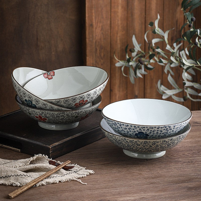 Blossom Crest Deep Noodle Bowl