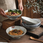Blossom Crest Deep Noodle Bowl