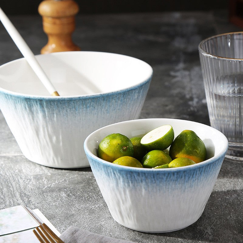 Blossom Crest Porcelain Rice Bowl