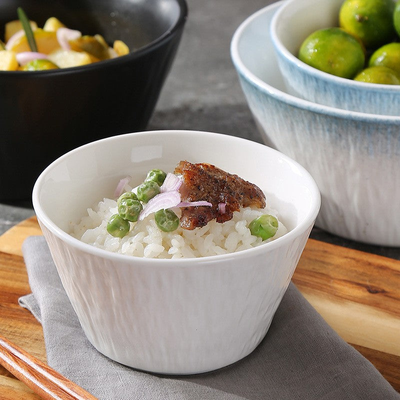 Blossom Crest Porcelain Rice Bowl
