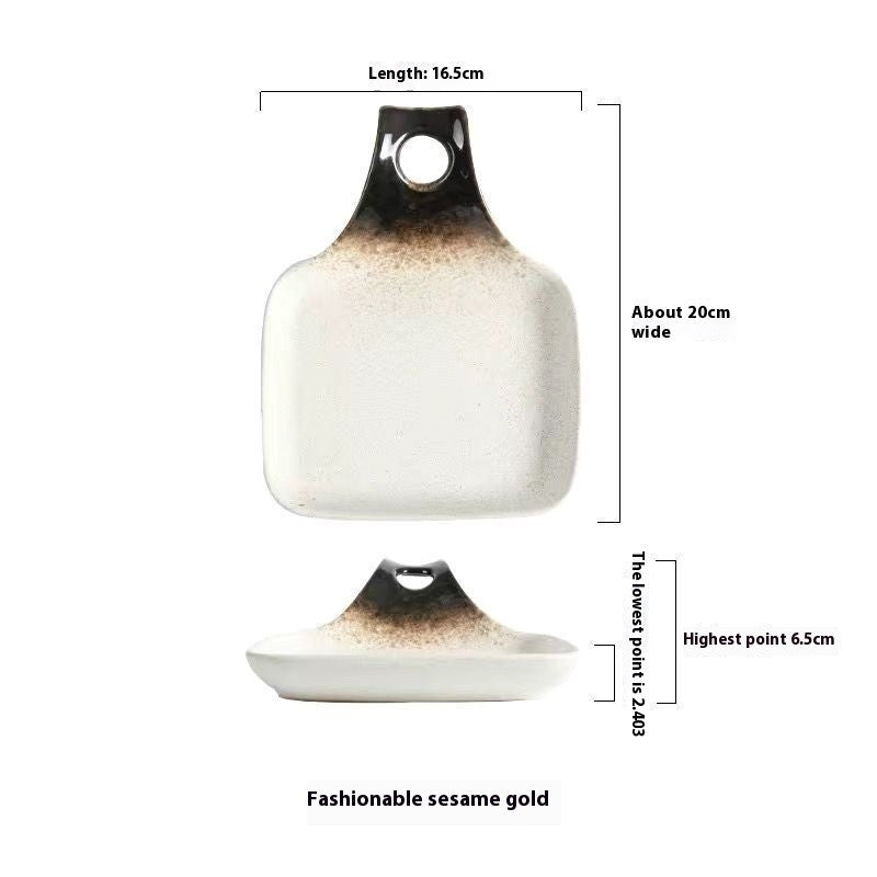 CielWave Handled Snack Plate