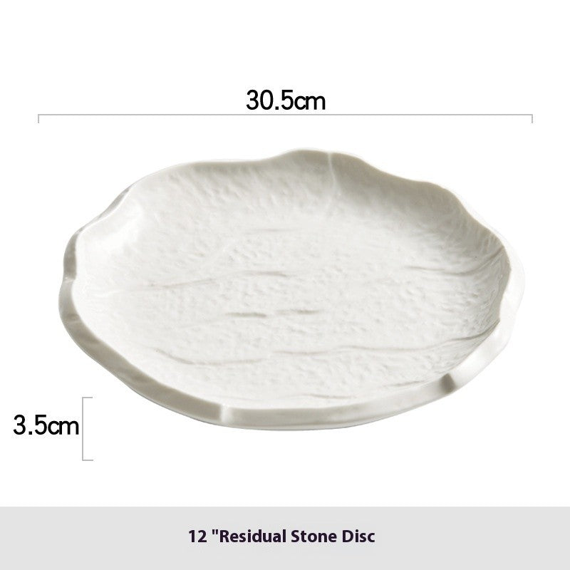 Driftstone Irregular Dinner Plate