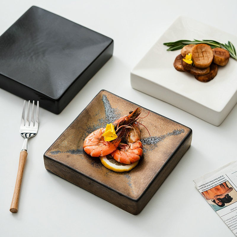 Glazestone Luxe Square Serving Plate