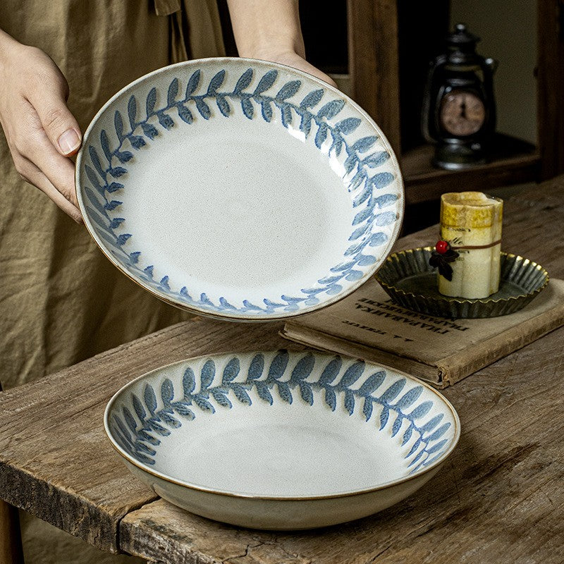 Hearthline Hand-Painted Deep Plate