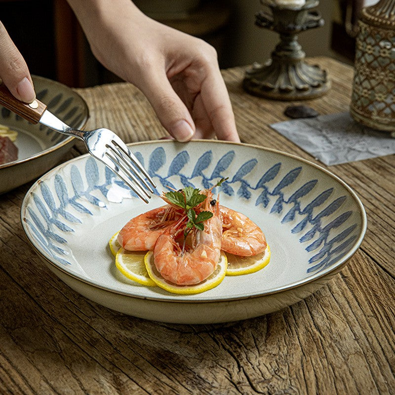 Hearthline Hand-Painted Deep Plate