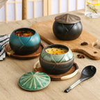 Hearthshade Lidded Steaming Bowl