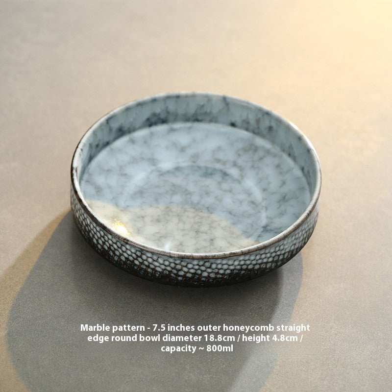 MarbleVista Embossed Deep Bowl