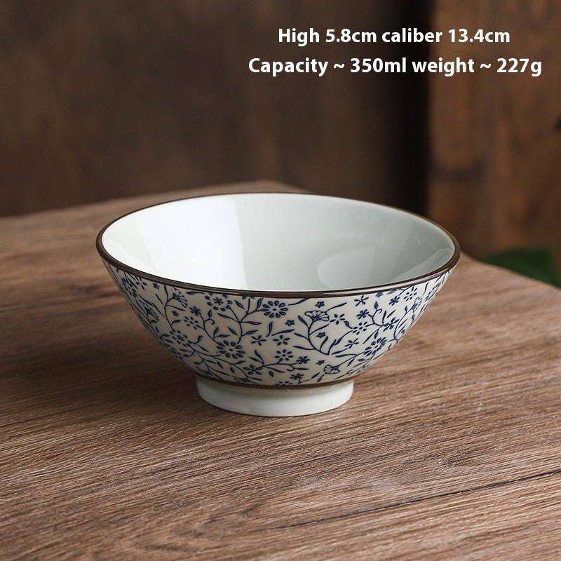 Meadowbloom Underglaze Ceramic Bowl