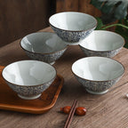 Meadowbloom Underglaze Ceramic Bowl