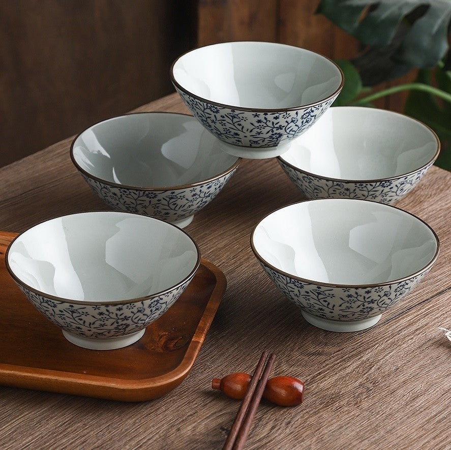 Meadowbloom Underglaze Ceramic Bowl