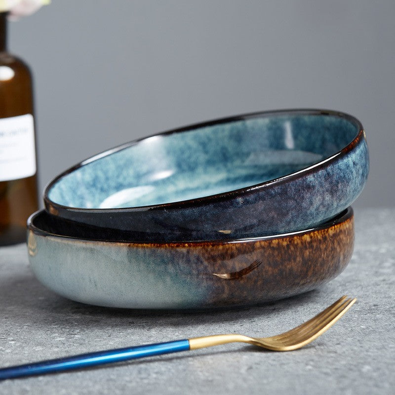 Nordic Crest Deep Ceramic Plate