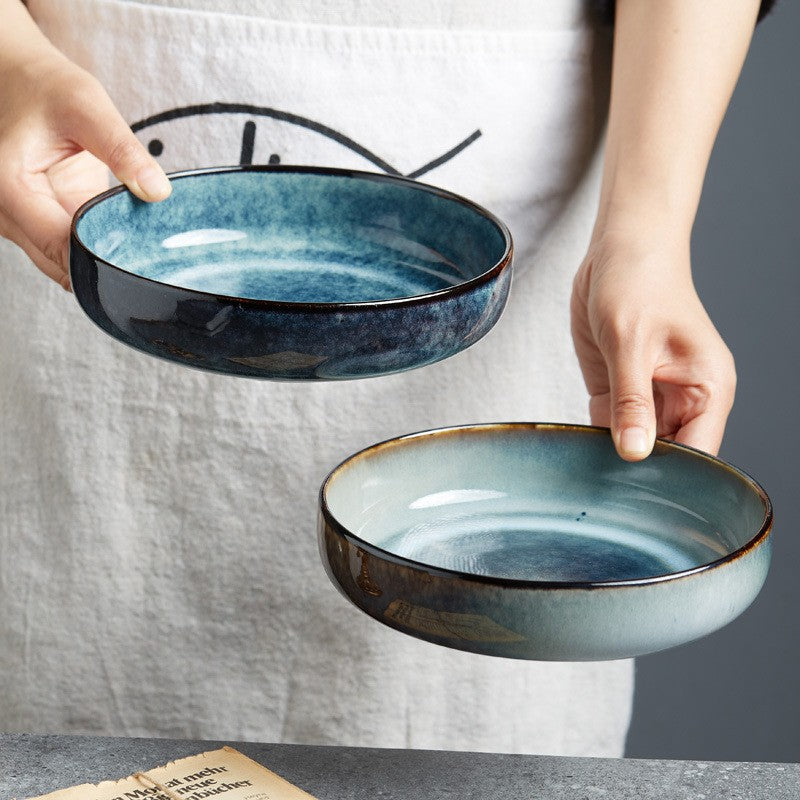 Nordic Crest Deep Ceramic Plate