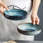 Nordic Crest Deep Ceramic Plate