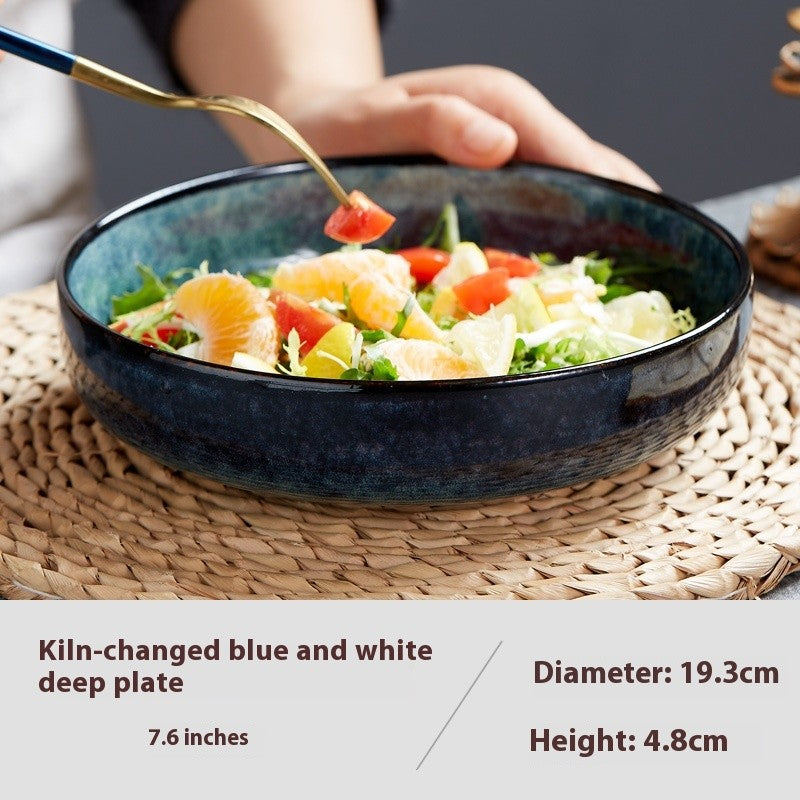 Nordic Crest Deep Ceramic Plate