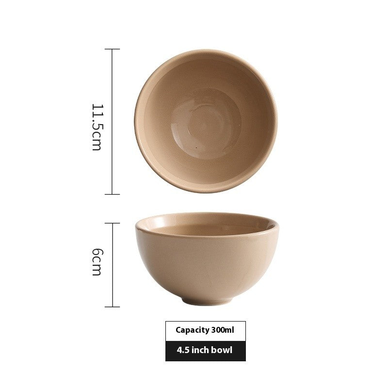 Softtone Simple Color Bowl