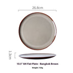 TerraAura Handcrafted Round Plate