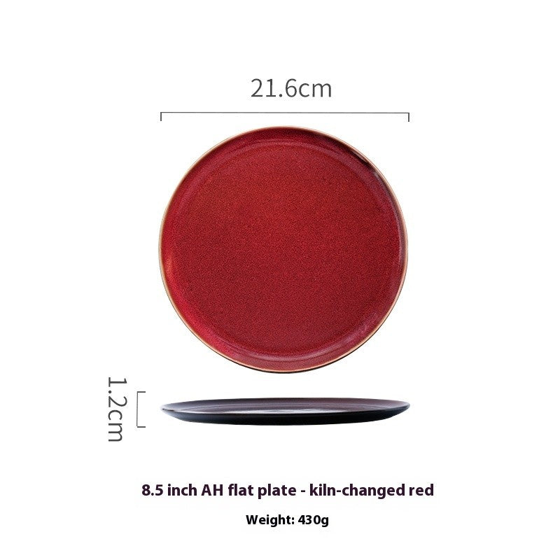 TerraAura Handcrafted Round Plate