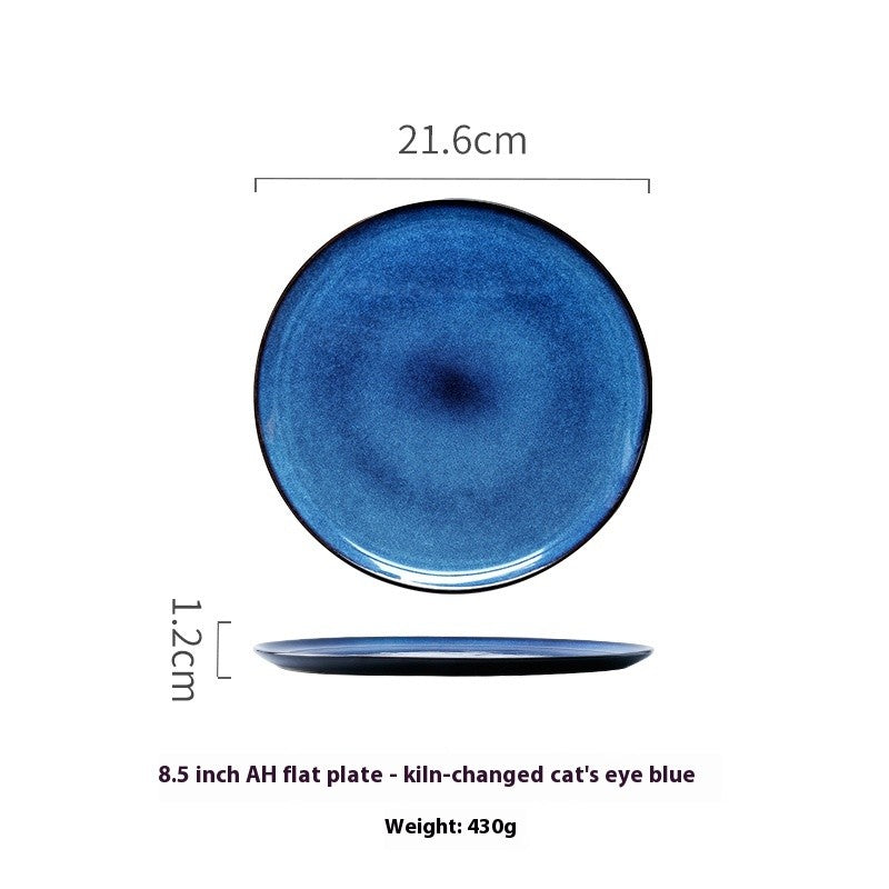 TerraAura Handcrafted Round Plate