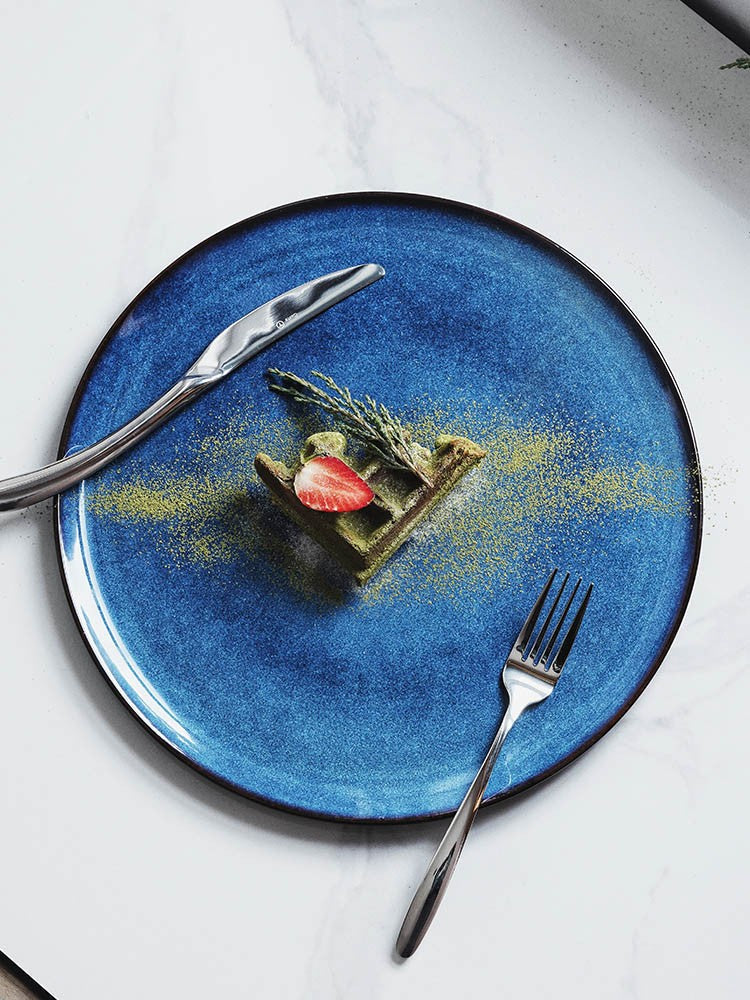 TerraAura Handcrafted Round Plate