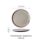 TerraAura Handcrafted Round Plate