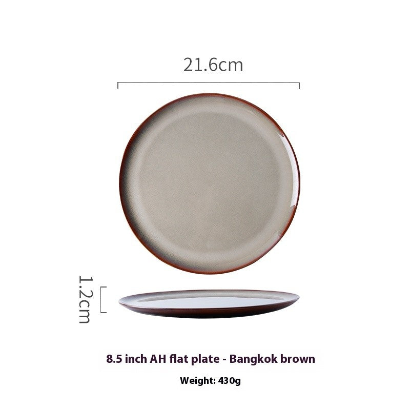 TerraAura Handcrafted Round Plate