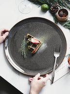 TerraAura Handcrafted Round Plate