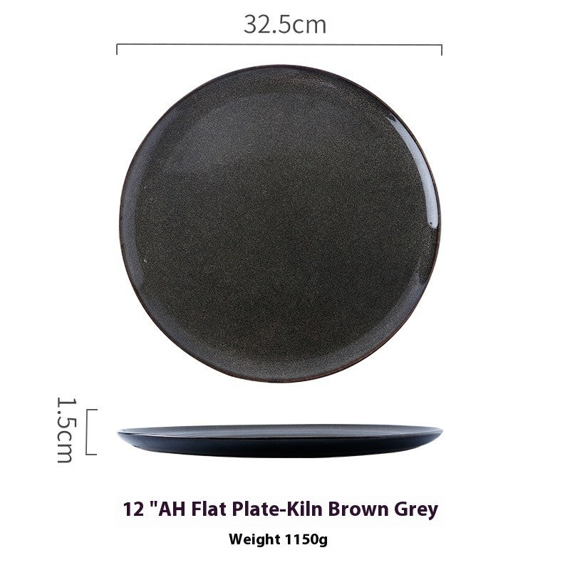 TerraAura Handcrafted Round Plate