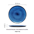 TerraAura Handcrafted Round Plate