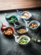 Whale Drift Handcrafted Dip Dish