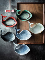 Whale Drift Handcrafted Dip Dish