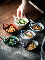Whale Drift Handcrafted Dip Dish
