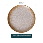 ZenGlaze Japanese Shallow Plate