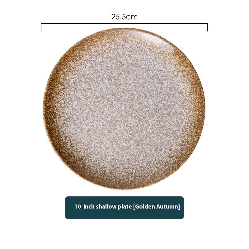ZenGlaze Japanese Shallow Plate