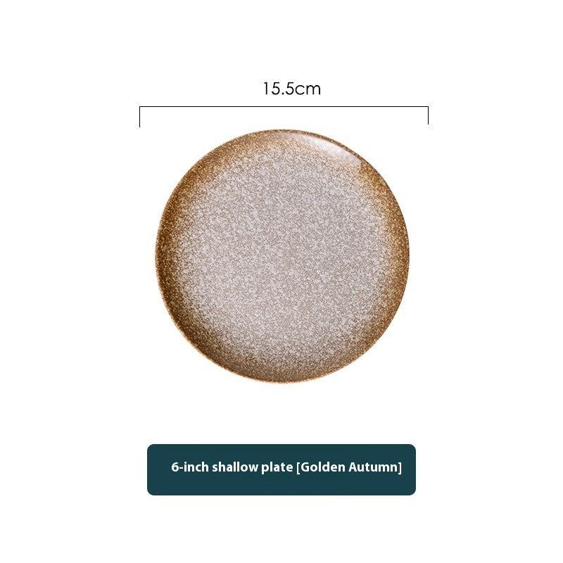 ZenGlaze Japanese Shallow Plate