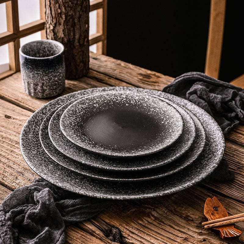 ZenGlaze Japanese Shallow Plate
