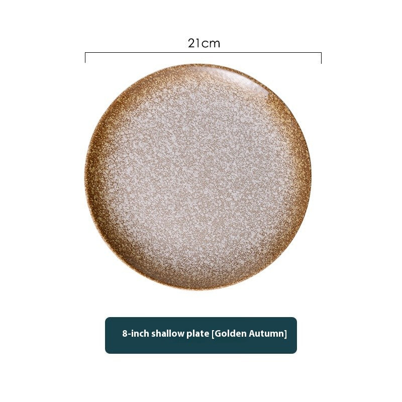 ZenGlaze Japanese Shallow Plate